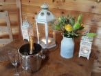 Fresh flowers and fizz Fresh flowers and fizz